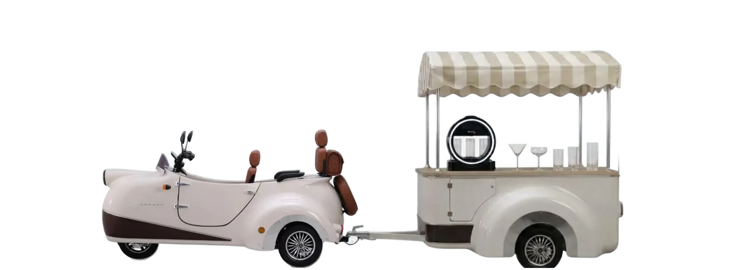 Lámpago with Cocktail Bar trailer