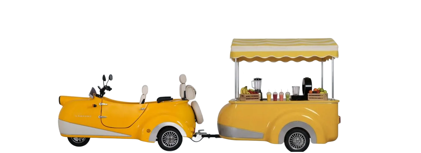 Lámpago with Smoothie Bar trailer